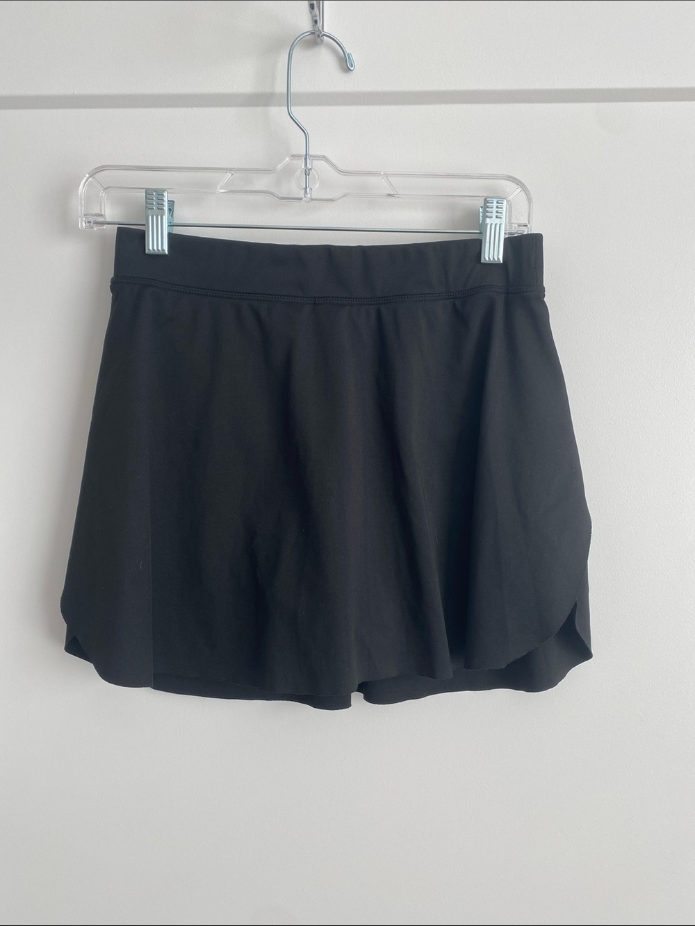 SHEIN Black Athletic Skort with Built-In Shorts